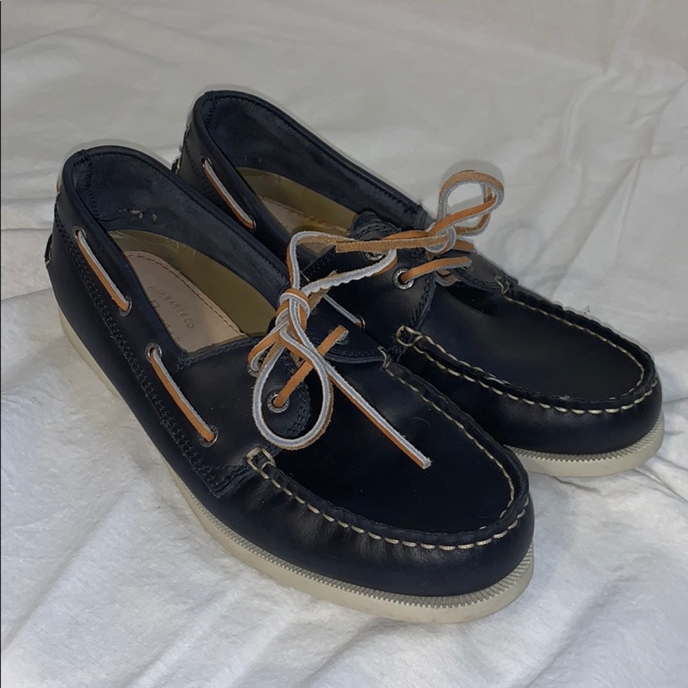 BASS Hampton Navy Boat shoes SIZE 10.5